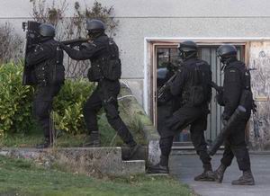 ERT approaches a residence